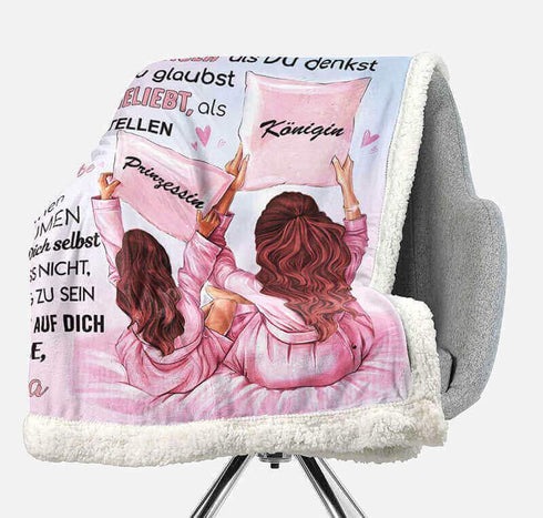 Divesart - Decke von Mutter zu Tochter - "Es macht immer Spaß mit dir"
