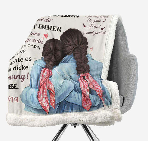 Divesart - Decke von Mutter zu Tochter - "Mutters Schönheit"