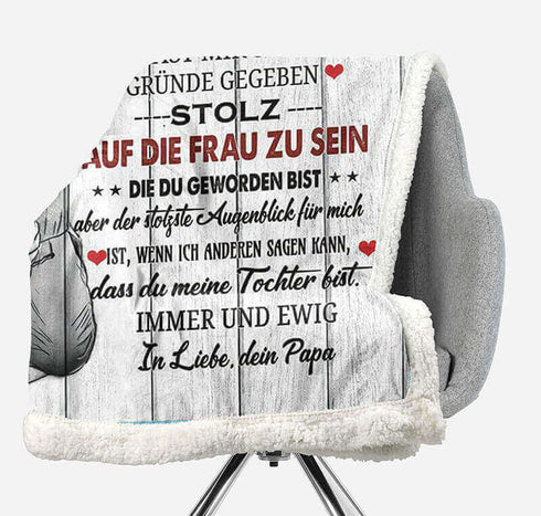 Divesart - Decke vom Vater an die Tochter - "Mein kleines Mädchen"