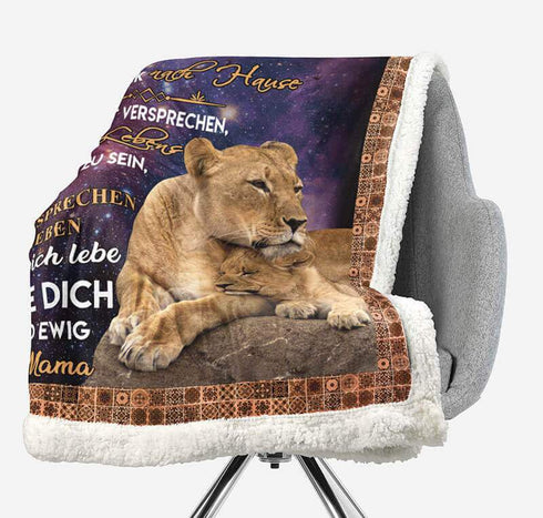 Divesart - Decke von Mutter zu Sohn - "Das Löwenherz"