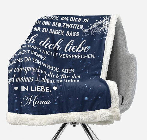 Divesart - Decke von Mutter zu Tochter - "Du bist mein Glück"