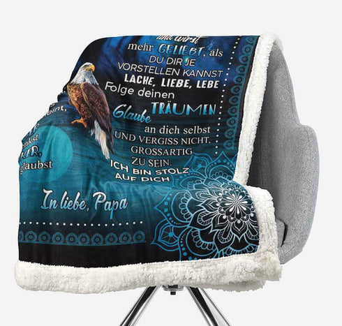 Divesart - Decke vom Vater an den Sohn - "Adlerflügel"