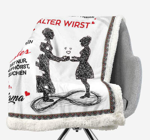 Divesart - Decke von Mutter zu Tochter - "Mein Herz ist bei dir"