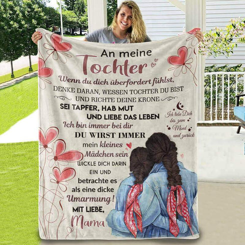 Divesart - Decke von Mutter zu Tochter - "Mutters Schönheit"