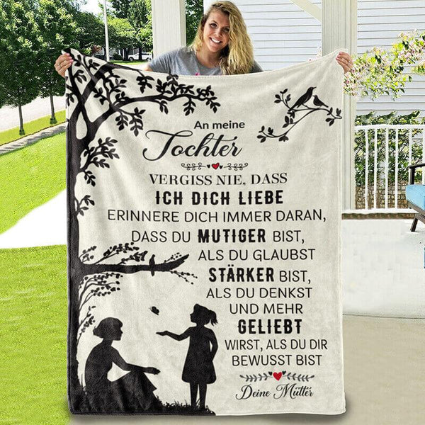 Divesart - Decke von Mutter zu Tochter - "Glück in dir"