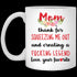 Dear Mom Thanks For Squeezing Me Out - Gift For Mom - Coffee Mug