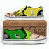 Sanji and Zoro Slip On Sneakers Custom Anime OP Shoes