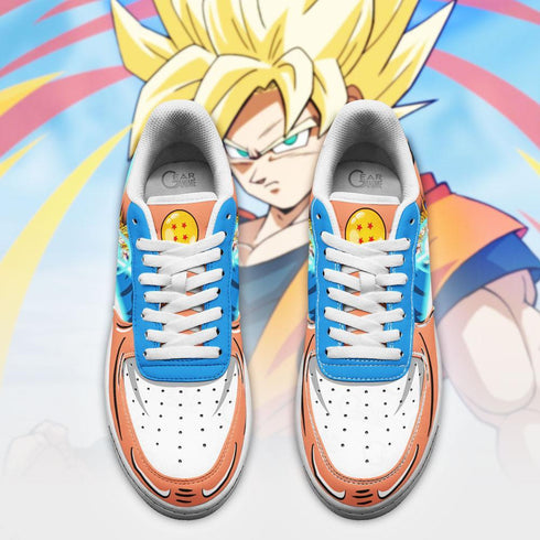 Goku Kamehameha Air Sneakers Custom Dragon Ball Anime Shoes