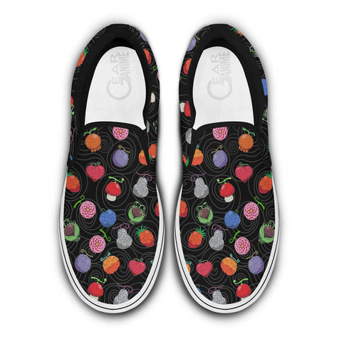 Devil Fruits Slip On Sneakers Custom Anime OP-schoenen