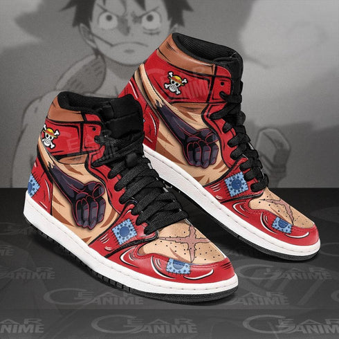 Luffy Haki Sneakers Custom Wano Arc OP Shoes