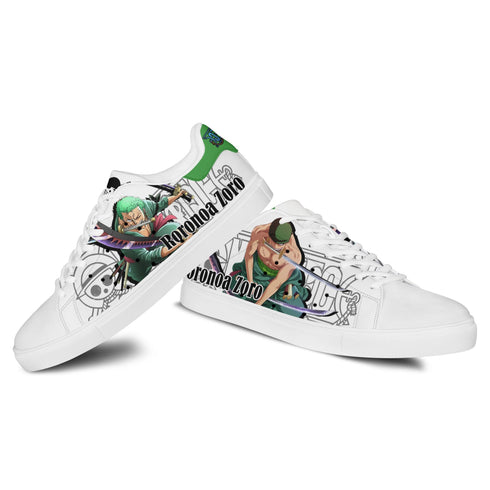 Zoro Skate Sneakers Custom Anime OP Shoes