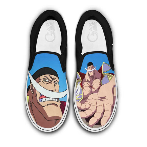 Whitebeard Slip On Sneakers Custom Anime OP Shoes