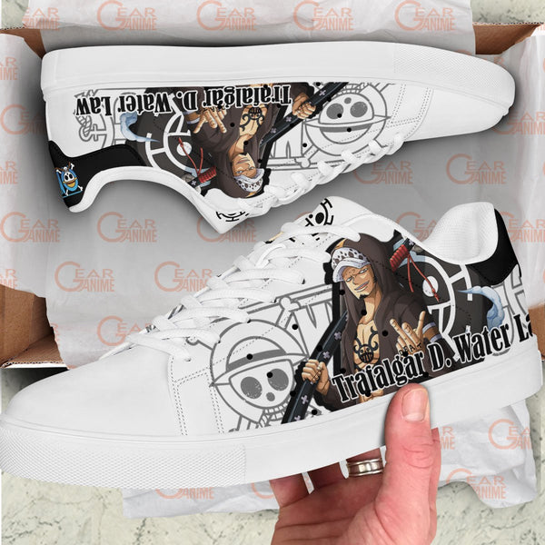 Law Skate Sneakers Custom Anime OP Shoes