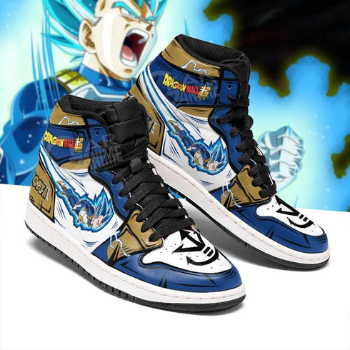DBS Vegeta Blue Sneakers Anime Custom Dragon Ball Super Schuhe