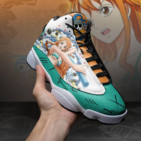 OP Nami Sneakers Custom Anime Shoes