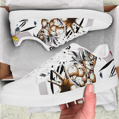 Goku Ultra Instinct Skate Shoes Dragon Ball Custom Anime Shoes