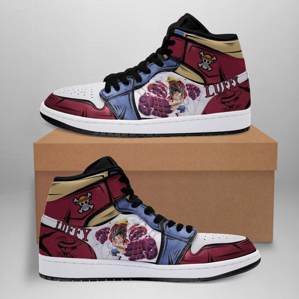 Monkey D Luffy Sneakers Gear 4 OP Anime Shoes