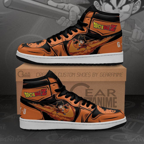 Goku Flying Nimbus Sneakers Kintoun DB Custom Anime Shoes