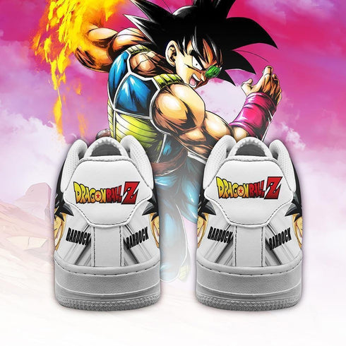 Bardock Air Sneakers Custom Anime Dragon Ball Shoes Simple Style