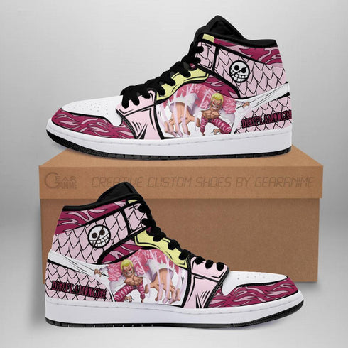 Doflamingo Sneakers Teufel Fruit Custom Anime Op Schuhe