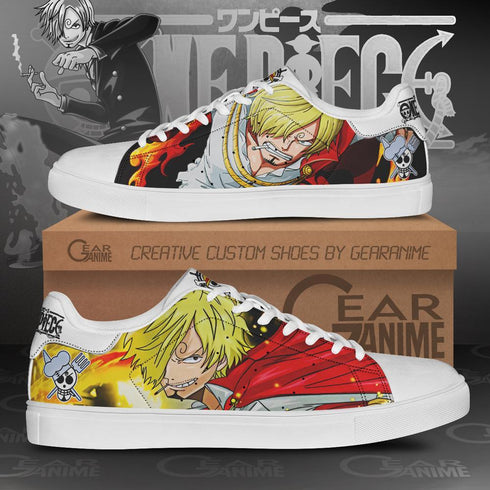 Vinsmoke Sanji Skate Schuhe OP Custom Anime Schuhe