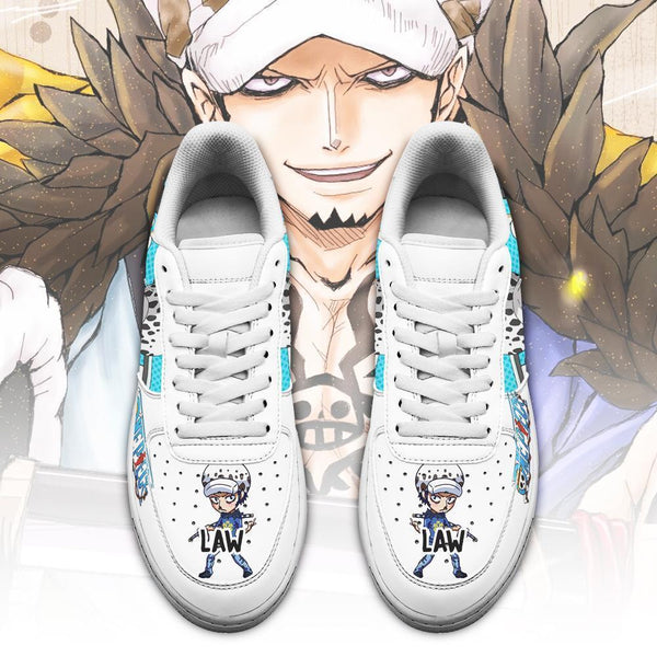 Trafalgar D. Water Law Air Sneakers Custom Anime OP Shoes