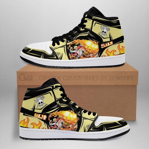 Sanji Diable Jambe Sneakers Custom Anime OP Shoes
