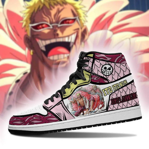 Donquixote Doflamingo Sneakers Custom Anime OP Shoes