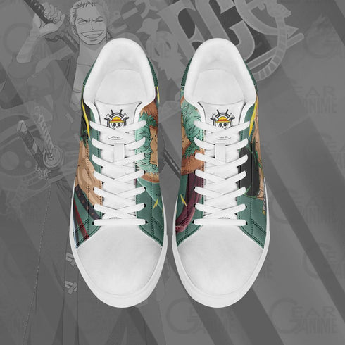 Roronoa Zoro Skate Shoes OP Custom Anime Shoes