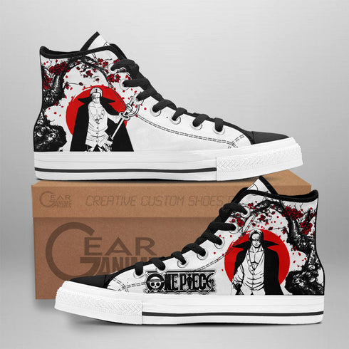 Shanks High Top Shoes Custom Anime OP Sneakers Japan Style