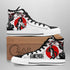 Brook High Top Shoes Custom Anime OP Sneakers Japan Style