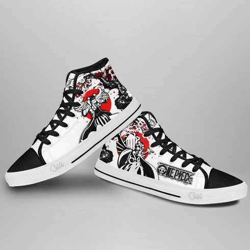 Mr 2 Bentham High Top Shoes Custom OP Anime Sneakers Japan Style