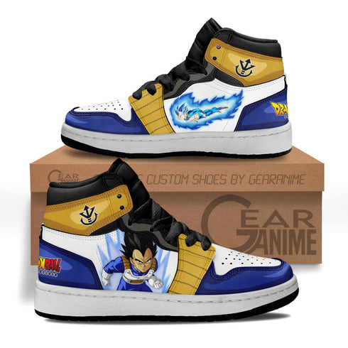 Vegeta Kids Sneakers Custom Dragon Ball Anime Schuhe für Kinder