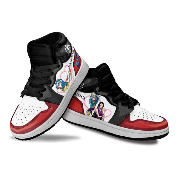 Boa Hancock Kids Sneakers Custom OP Anime Shoes For Kids