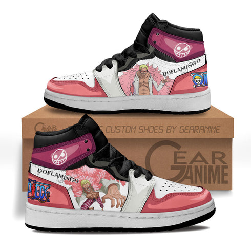 Donquixote Doflamingo Kinder Sneakers Custom Op Anime Schuhe für Kinder