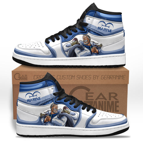 Monkey D Garp Sneakers Custom OP Anime Shoes Gifts