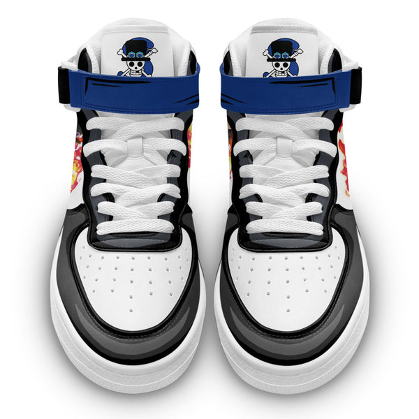 Sabo Sneakers Air Mid Custom OP Anime Shoes