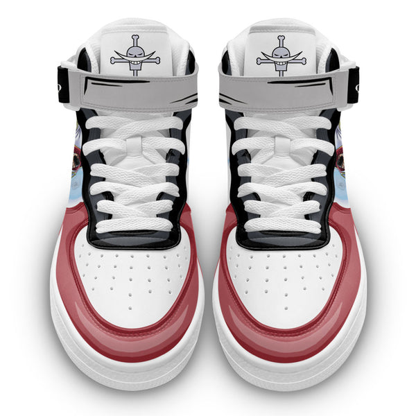 Edward Newgate Sneakers Air Mid Custom OP Anime Shoes