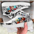 Franky Sneakers Air Mid OP Custom Anime Shoes Mix Manga