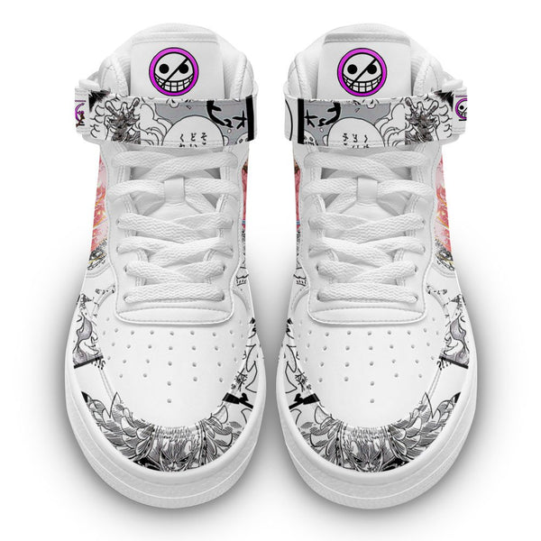 Doflamingo Sneakers Air Mid OP Custom Anime Shoes Mix Manga