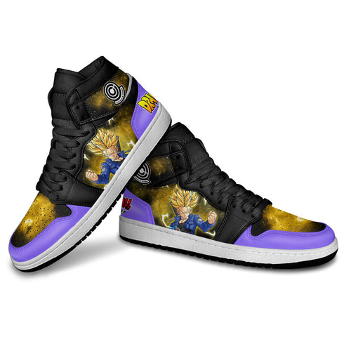 Trunks Super Saiyan Sneakers Custom Dragon Ball Anime Shoes Mix Galaxy
