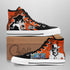 Portgas D. Ace High Top Shoes OP Custom Anime Sneakers Mix Manga