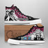 Donquixote Doflamingo High Top Shoes OP Custom Anime Sneakers Mix Manga