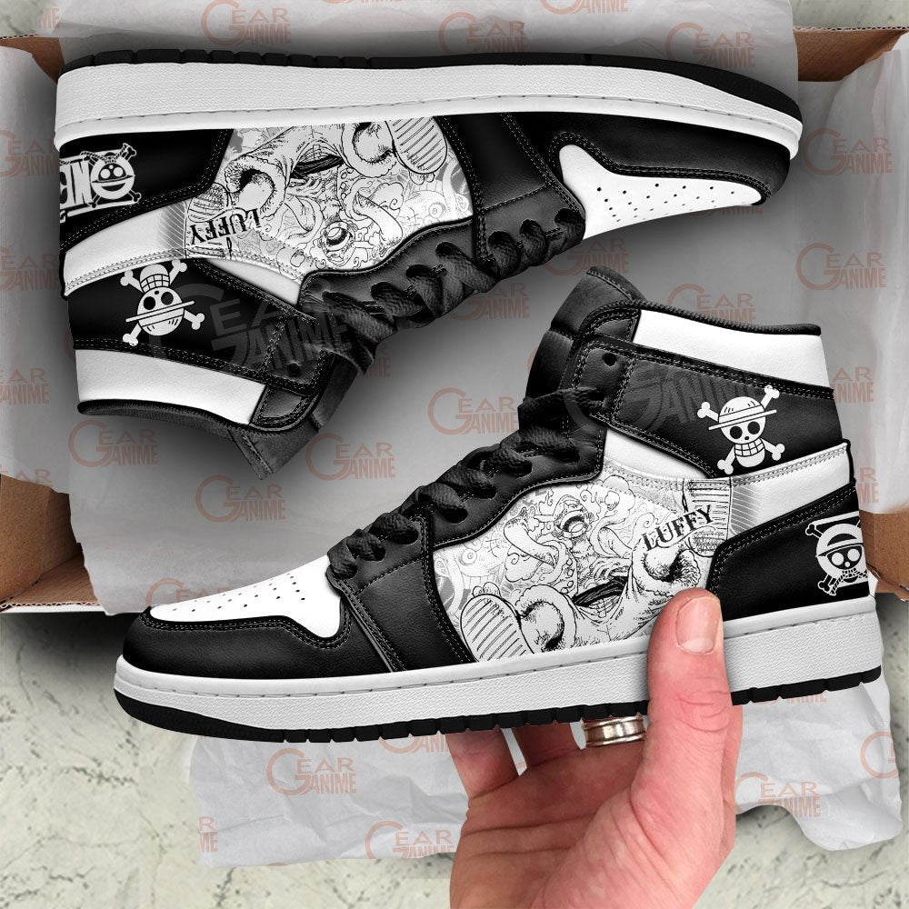gear 5 sneaker Luffy Gear 5 Sneakers Custom OP Shoes Manga Style – Divesart
