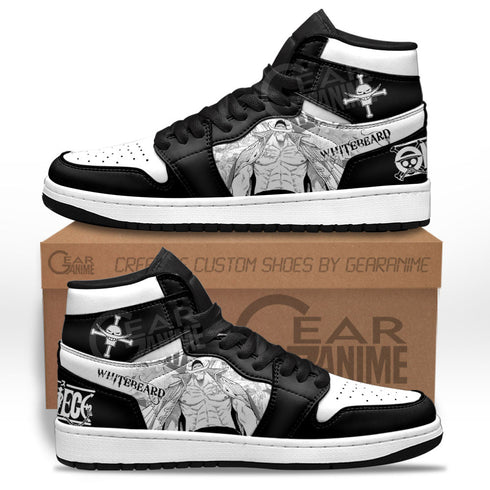 Whitebeard Tennarit Custom OP Shoes Manga Style