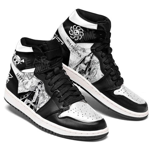 Boa Hancock and Luffy Sneakers Custom OP Shoes Manga Style