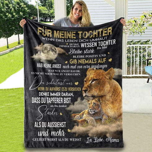 Divesart - Decke von Mutter zu Tochter - "Die Kraft der väterlichen Liebe"