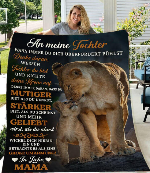 Divesart - Decke von Mutter zu Tochter - "Gut, dass du immer da bist"