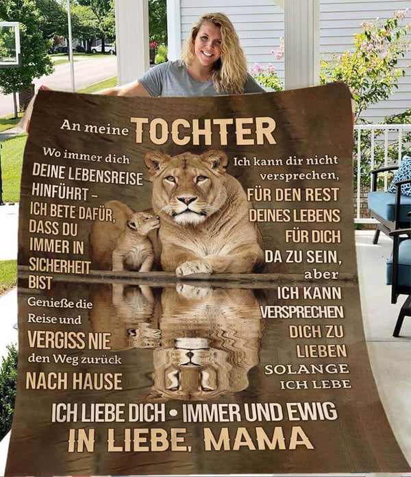 Divesart - Decke von Mutter zu Tochter - "Wie schön, dass du neben mir bist"