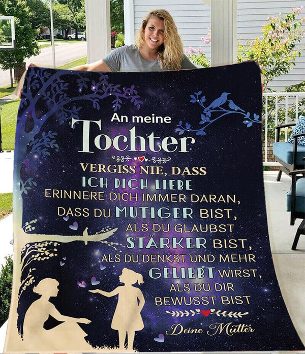 Divesart - Decke von Mutter zu Tochter - "Du bist der beste"